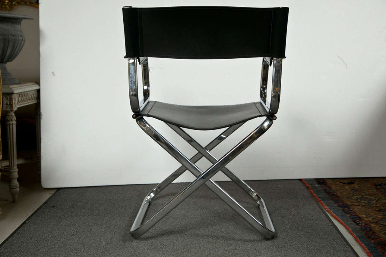 Set of Six Italian Midcentury Director's Chairs 2