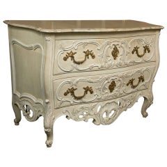 French Regency Style Commode / Dresser / Chest Faux Marble Top by Maison Jansen