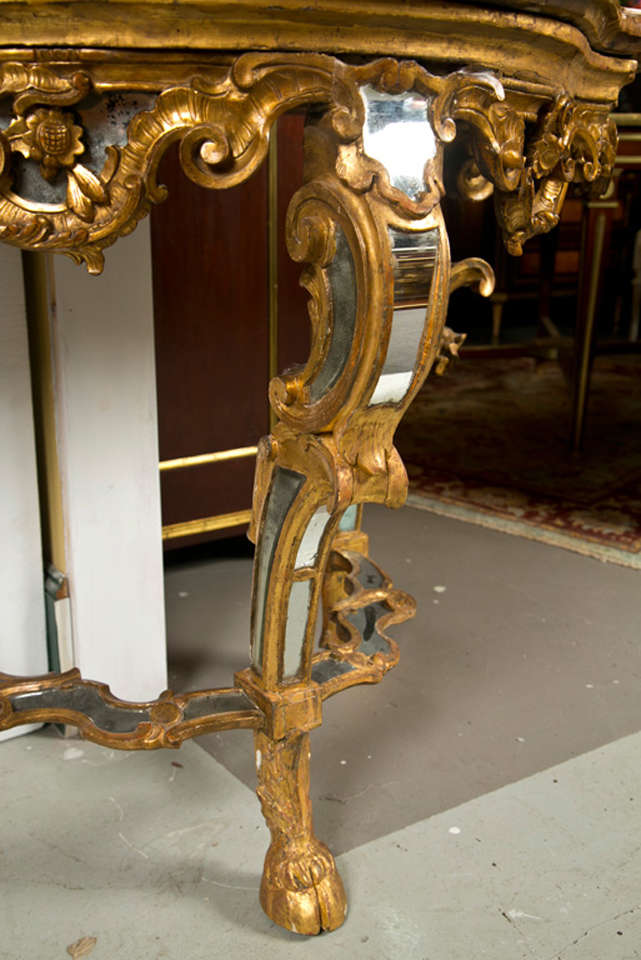18th Century and Earlier Italian 18th. Century Console Table