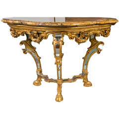 Antique Italian 18th. Century Console Table