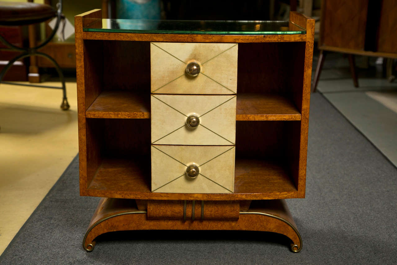 Pair of Art Deco Style Bedside Tables at 1stdibs