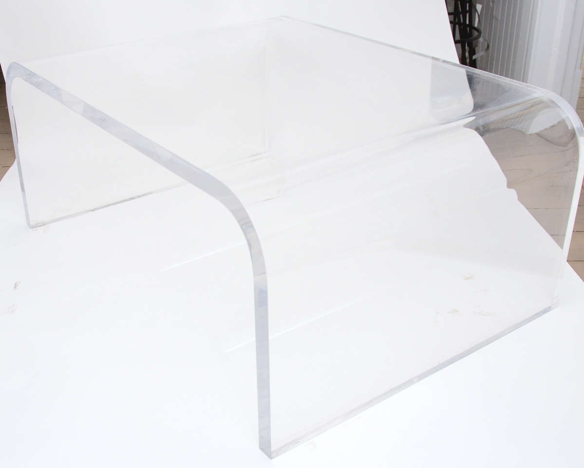 Lucite Waterfall Table 1