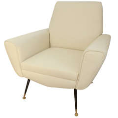 Modern Italian Leather Chair
