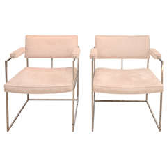 pair of Milo Baughman Chairs