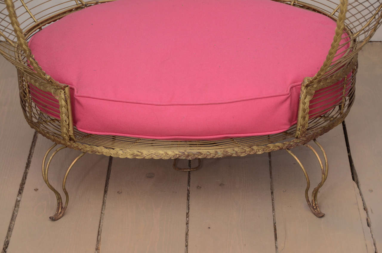 French Moroccan Dog Bed In Excellent Condition In Bridgehampton, NY