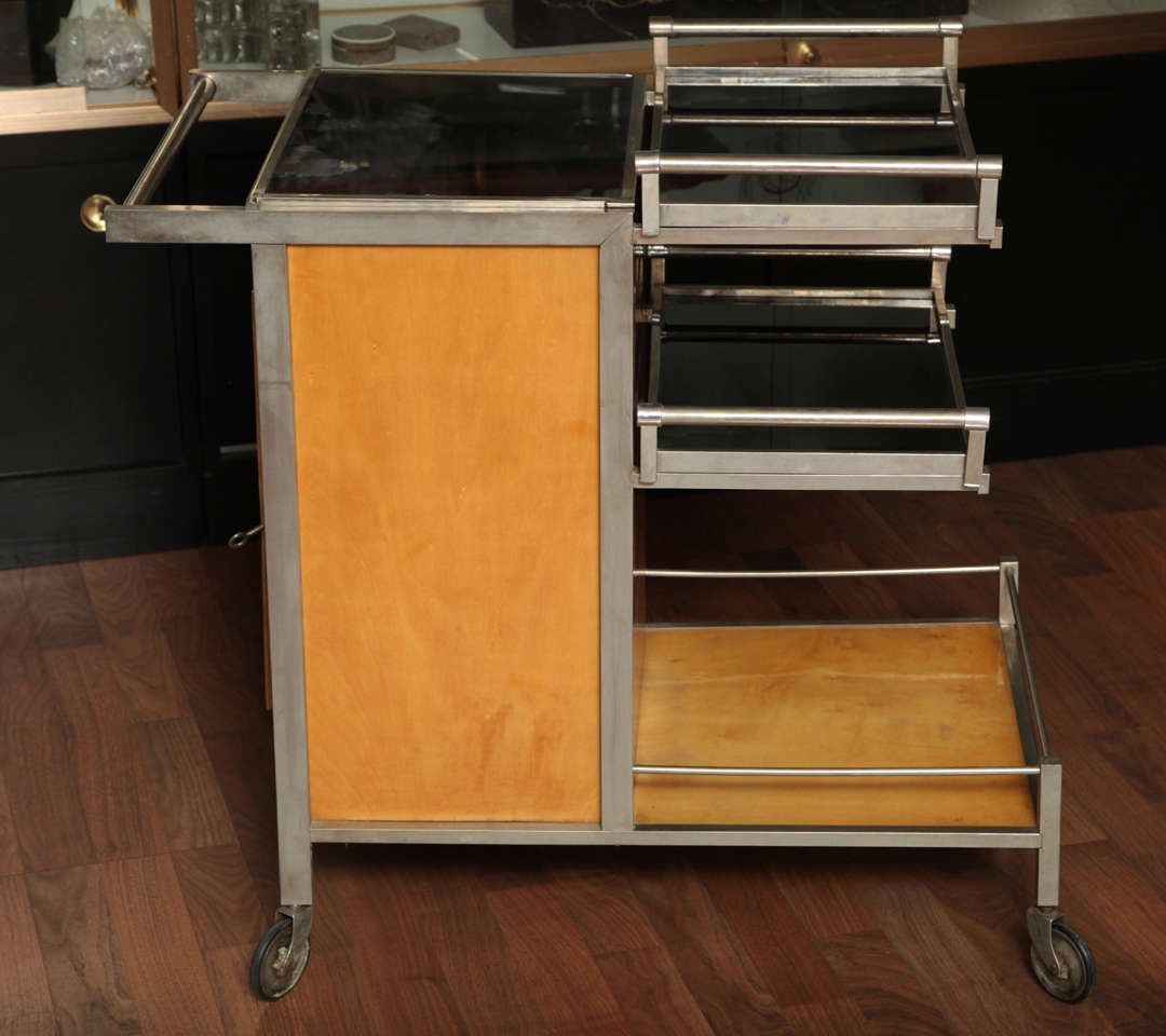 Art Deco Serving Table by Jacques Adnet
