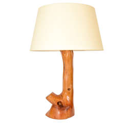 Olivewood Table Lamp