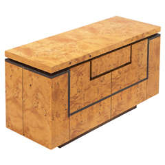 Burl Wood Sideboard by Jean Claude Mahey