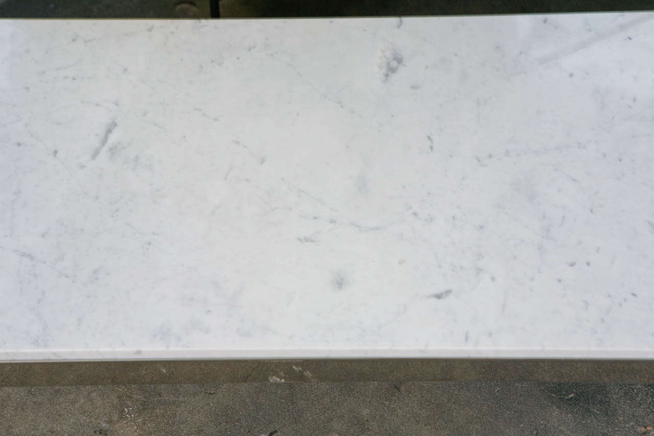 Mid-20th Century Marble Top Coffee Table