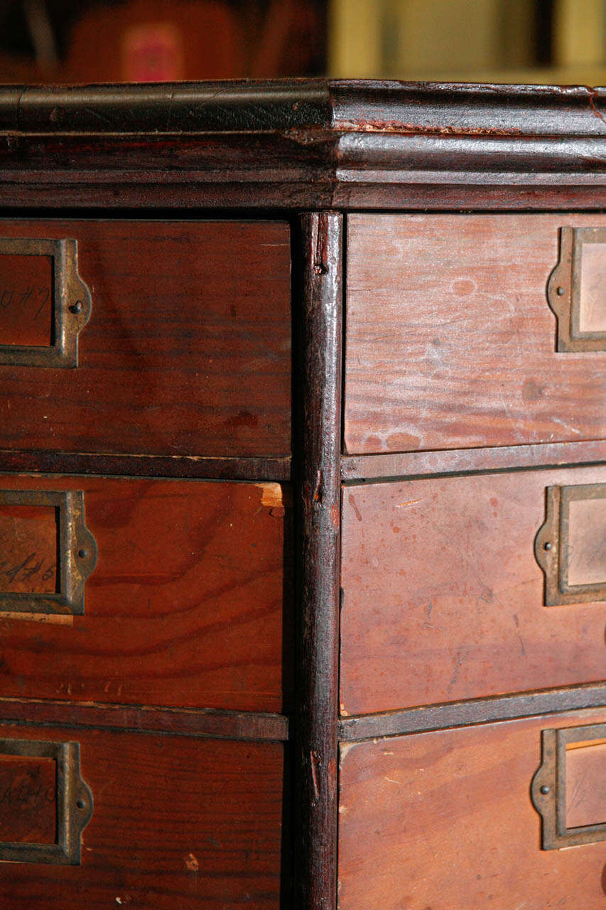 General Store Cabinet on Revolving Stand Early 20th Century. 1