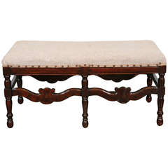 American Bench With Upholstered Seat 5