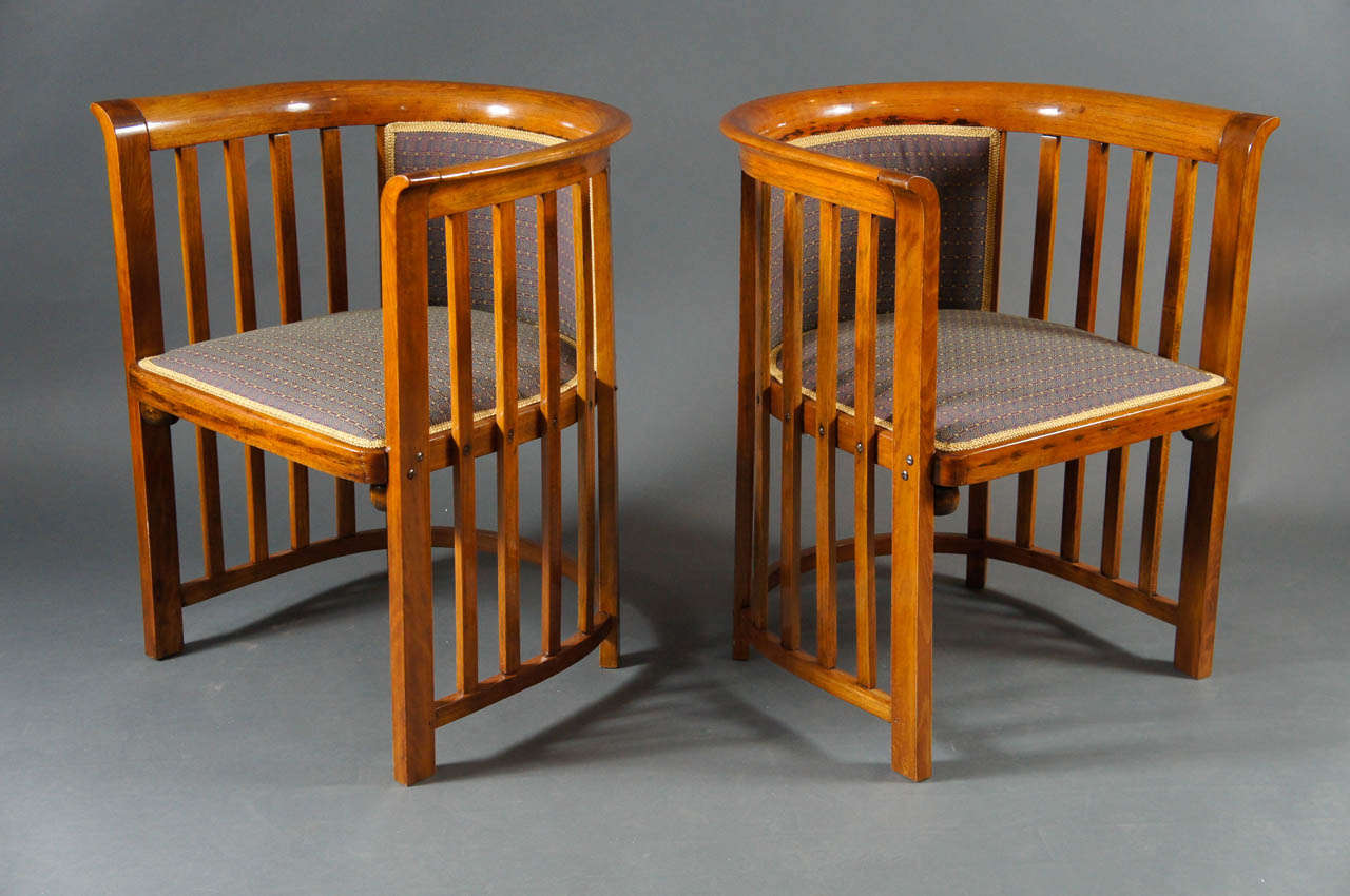 Pair of Chairs by Jacob and Josef Kohn (Vienna)