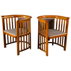 Pair of Chairs by Jacob and Josef Kohn, Vienna