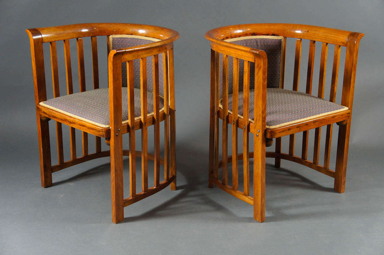 Pair of Chairs by Jacob and Josef Kohn, Vienna at 1stdibs