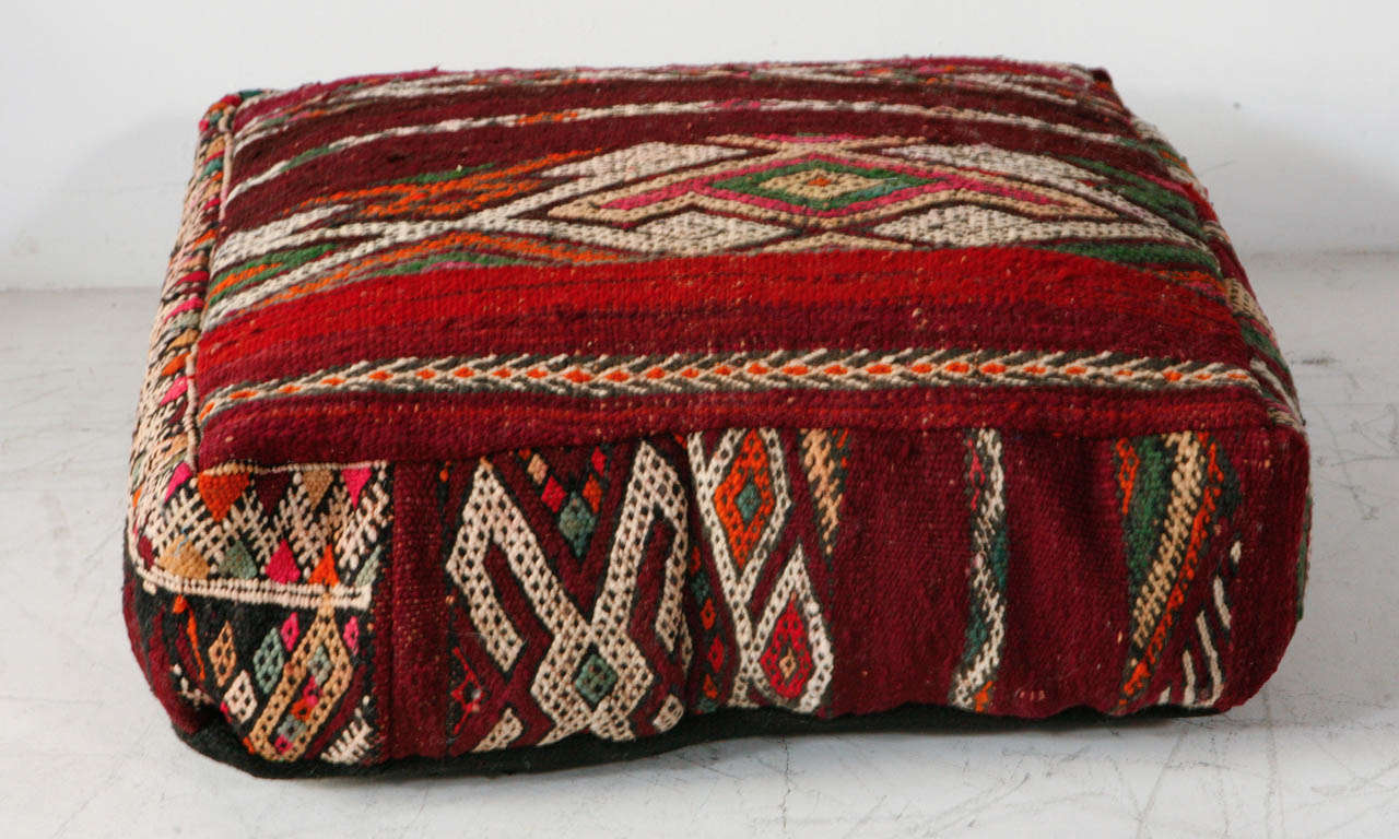 moroccan rug ottoman
