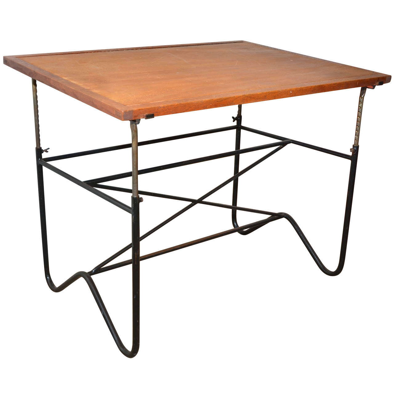 Circa 1950 Architect Table For Sale