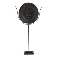 A ARRUSI Shield, from Ethiopia, Floor Lamp Wall-Washer light