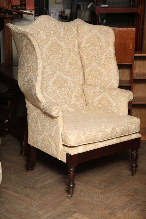 Very large wing chair
