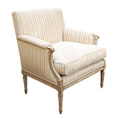 An Unusual 18th Century French Neoclassical Armchair