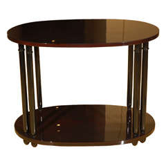 Art Deco Oval Occasional Table Art Deco Oval Occasional Table