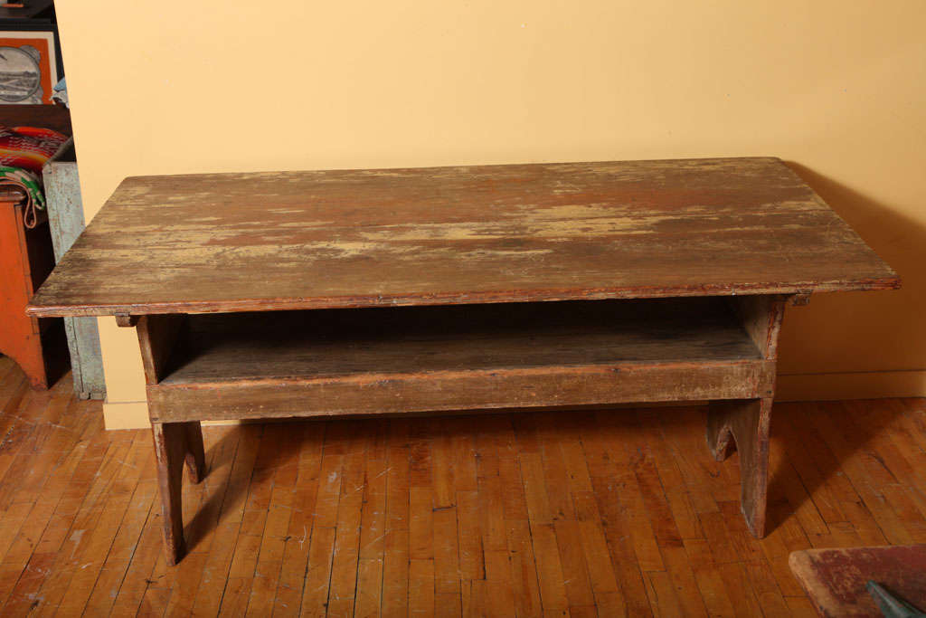 19th Century American Hutch/Chair Table.
