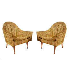 Pair of Paul McCobb Symmetric Lounge Chairs for Widdicomb