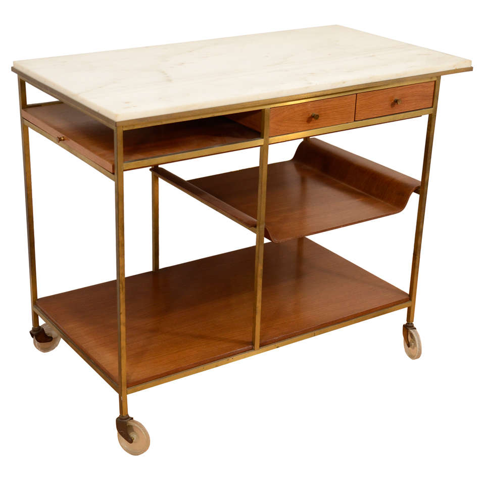 Vintage Bar Cart by Paul McCobb for Calvin