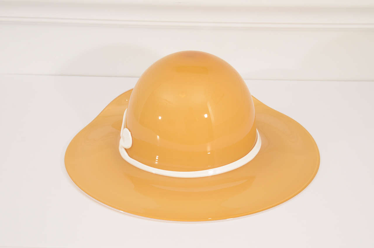 20th Century Murano Glass Hat