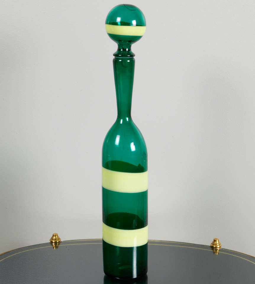 1950's Fulvio Bianconi for Venini Bottle 4