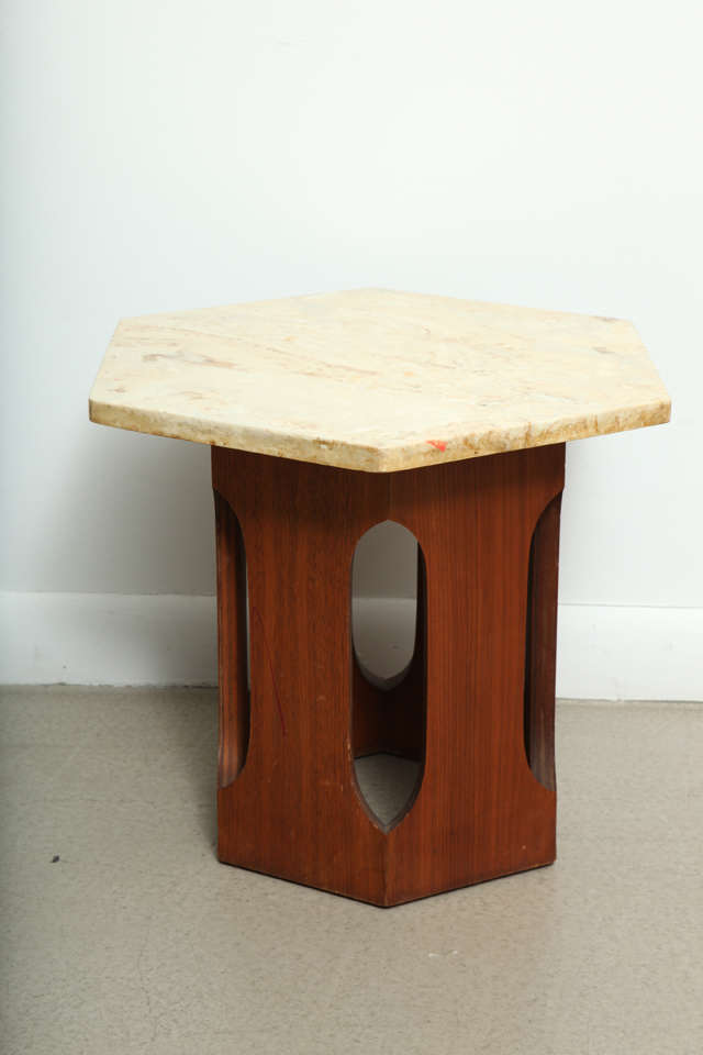 Hexagonal Tables by Harvey Probber In Excellent Condition In New York, NY