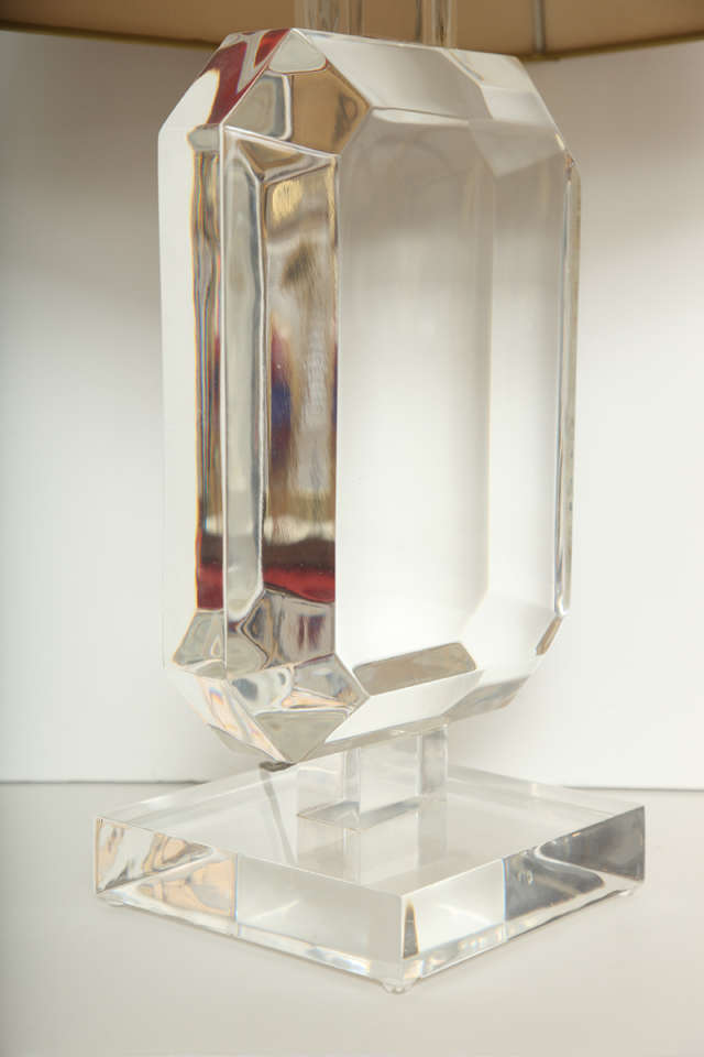 lucite table lamps