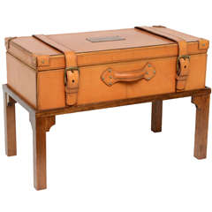 Italian Suitcase On Stand