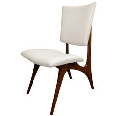 Wood side chair by Vladimir Kagan
