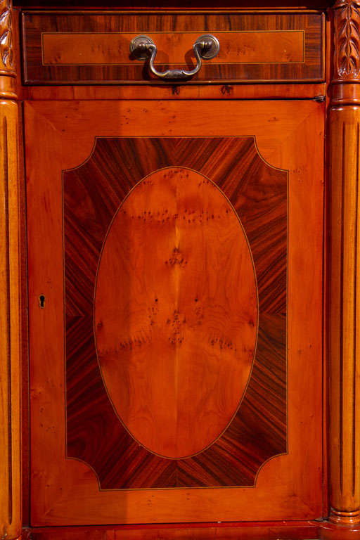 Adam Style Yew Wood Sideboard / Server For Sale at 1stDibs | adam ...