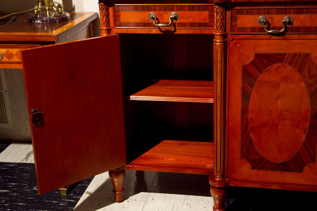 Adam Style Yew Wood Sideboard / Server For Sale at 1stDibs | adam ...