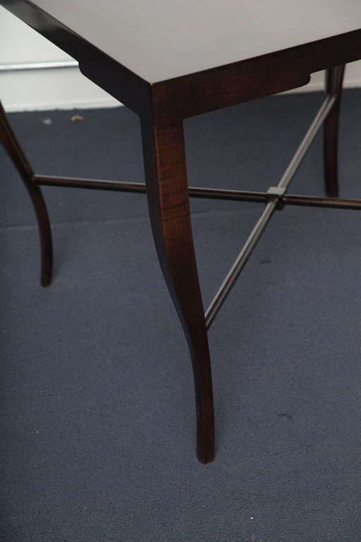Mid-20th Century 1960's Tommi Parzinger Pair End Tables For Sale