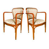 Antique Pair of Gustav Siegel Chairs
