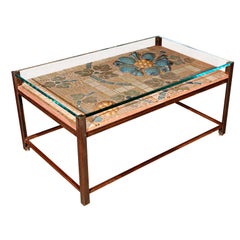 Antique Mosaic Panel Coffee Table