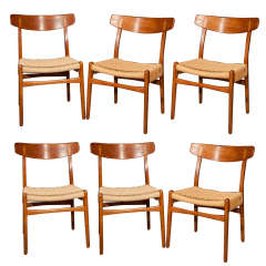 Set Of 10 Dining Chairs by Hans Wegner