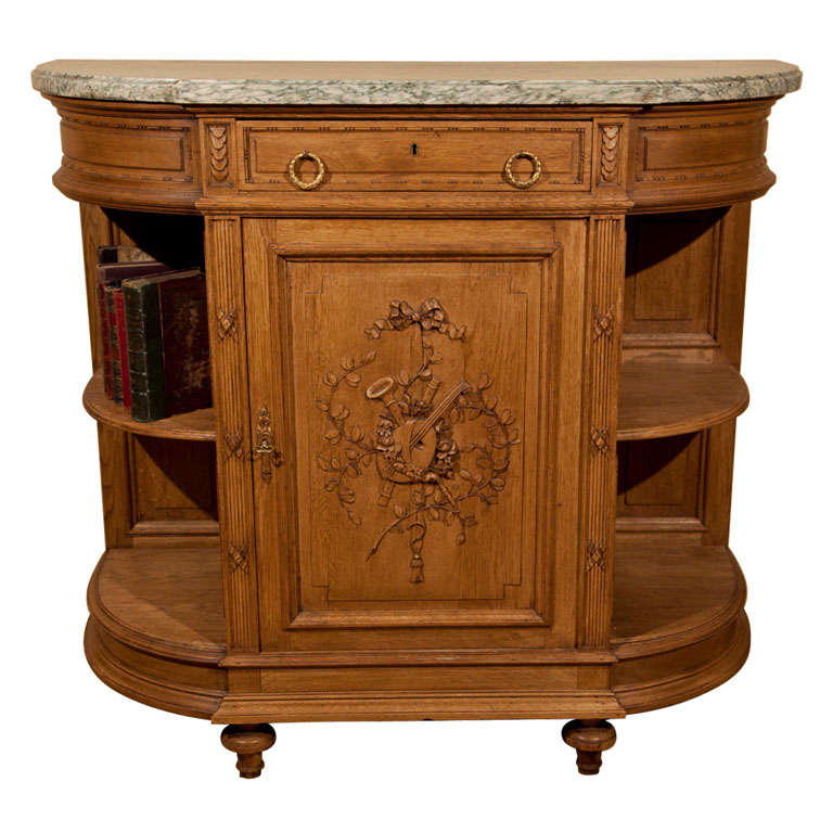 Carved Oak Server For Sale at 1stdibs