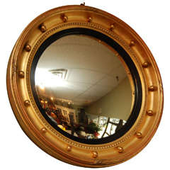 English Regency Convex Mirror English Regency Convex Mirror
