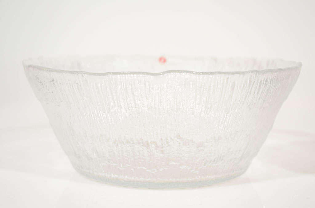 1960s Tapio Wirkkala iittala, Finland Bowl and Cocktail Plates In Excellent Condition In New York, NY