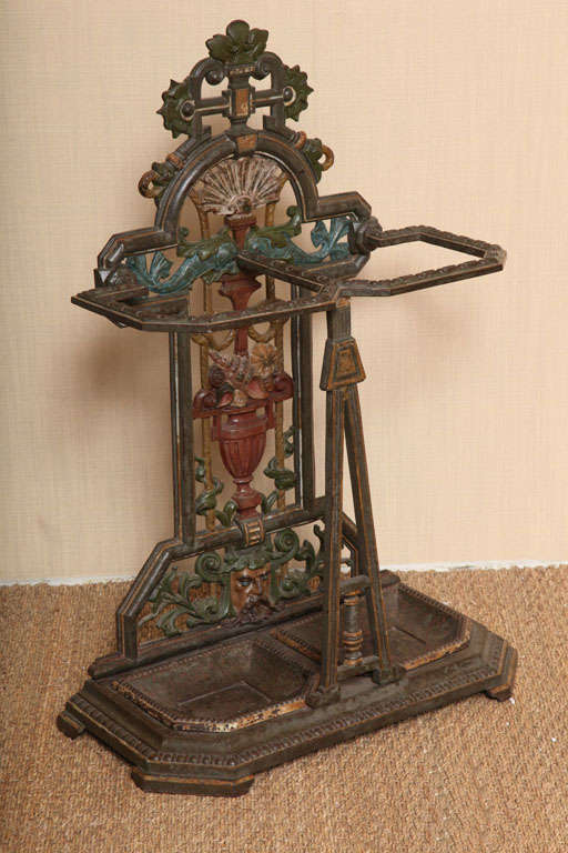 19th Century Cast Iron Umbrella Stand
