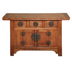 19th Century Elm Peking Sideboard