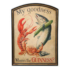 20th Century Guinness Pub Sign