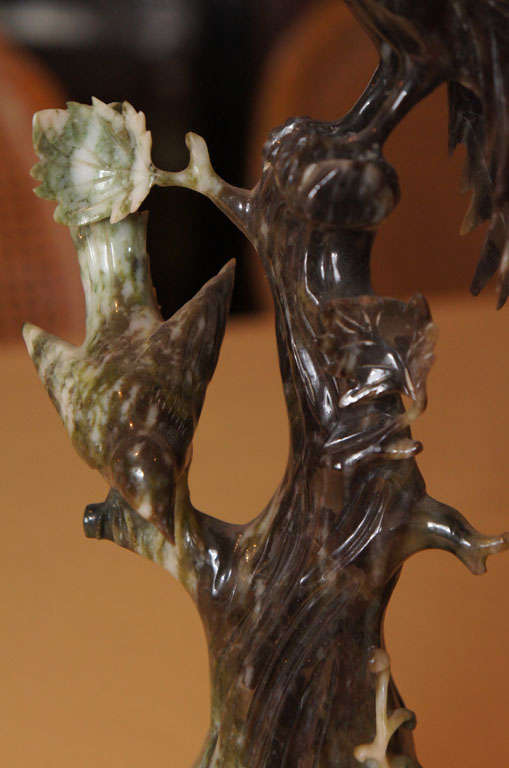 Chinese Carved Jade Bird Grouping For Sale at 1stDibs jade bird