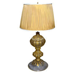 Large 1950s Murano Glass Lamp by Barovier