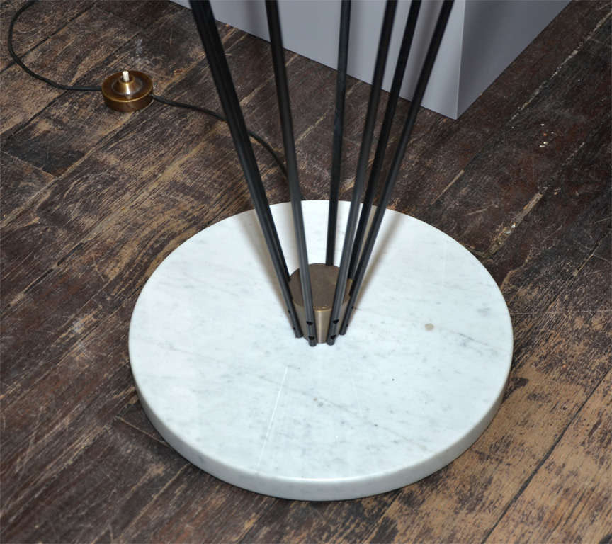 Ufo Floor Lamp, circa 1958, in the Style of Angelo Lelli, Italy In Excellent Condition For Sale In Paris, FR