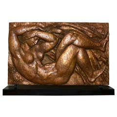Sculpture in Bronze by René Letourneur "La Nuit"