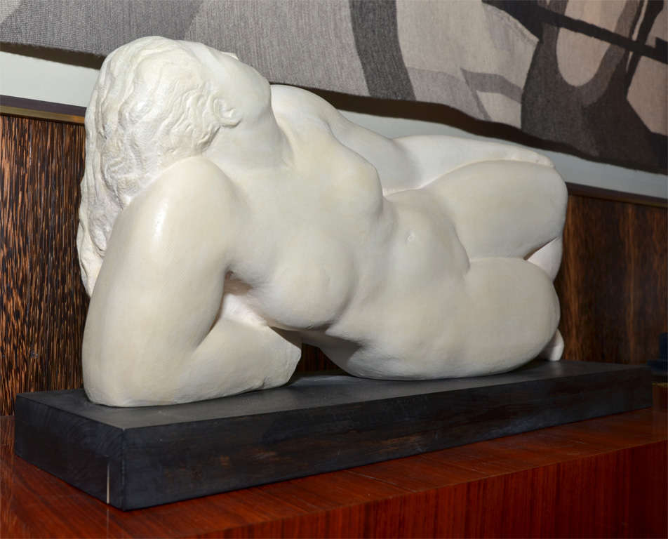 Mid-20th Century Sculpture in Terracotta by René Letourneur 